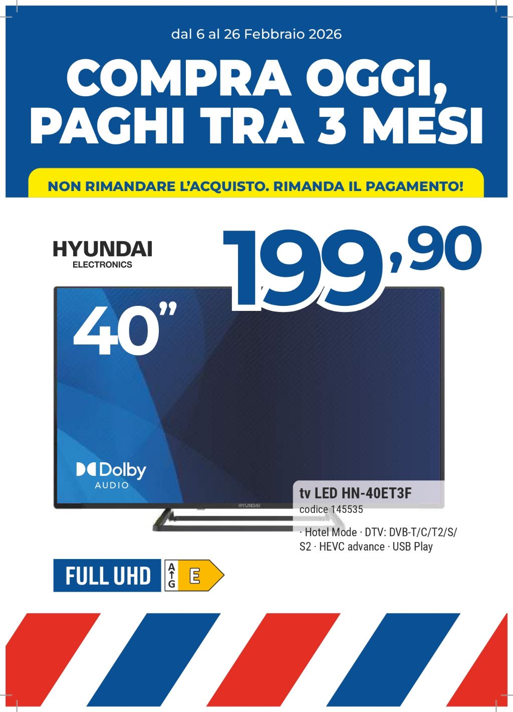 TV HYUNDAI HN-40ET3F
